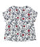 Blusa bebé de niña en popelina blanco MARSHMALLOW/blanco MULTICO