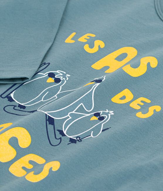 Camiseta infantil de algodón de manga larga con estampado GOBELIN