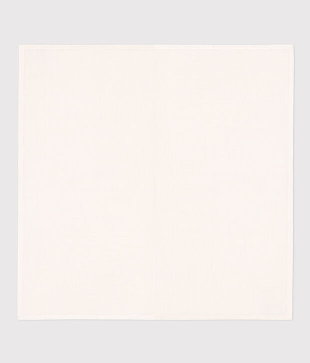 MUSELINA BLANCA DE GASA DE ALGOD&Oacute;N PARA BEB&Eacute; blanco