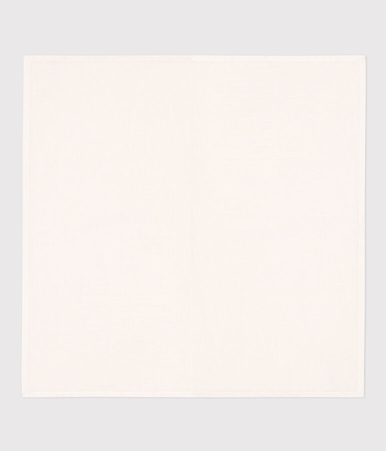 MUSELINA BLANCA DE GASA DE ALGOD&Oacute;N PARA BEB&Eacute; blanco