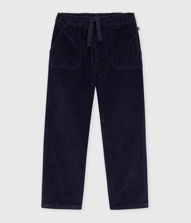 Pantal&oacute;n infantil recto de terciopelo SMOKING