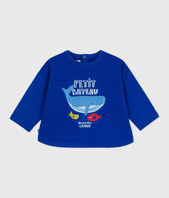Sudadera de algodón con estampado de ballena para bebé OLYMPIC