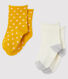 Juego de 2 pares de calcetines para bebé