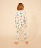 Pijama infantil con motivo de animales de algodón blanco AVALANCHE/ MULTICO