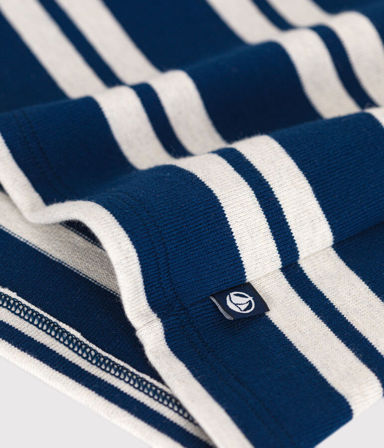 Sudadera de algod&oacute;n grueso para ni&ntilde;o azul/beige