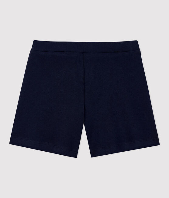 «Shorts» de algodón de niña azul SMOKING