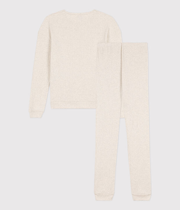 Pijama de algod&oacute;n de mujer MONTELIMAR CHINE