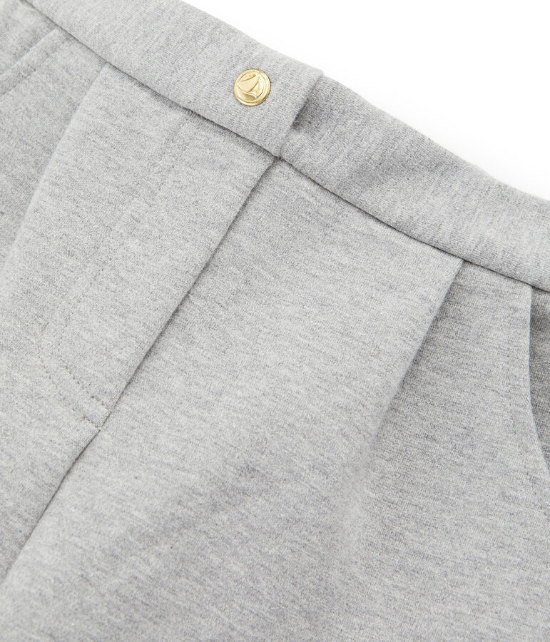 Pantal&oacute;n de malla para ni&ntilde;a gris