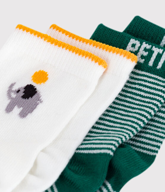 2 pares de calcetines de algodón para bebé variante 1