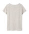 Camiseta maxi para mujer en túbico extrafino chiné gris BELUGA CHINE