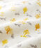 Pijama extra cálido de toalla de rizo afelpado para bebé niña blanco MARSHMALLOW/blanco MULTICO