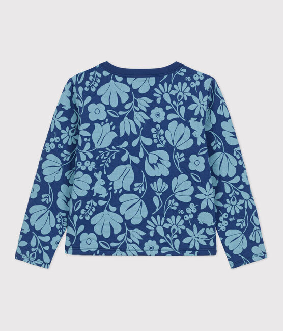 Cárdigan estampado de tejido túbico acolchado de niña CREPUSCULE/ ROVER