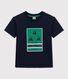 Camiseta de manga corta de punto de niño