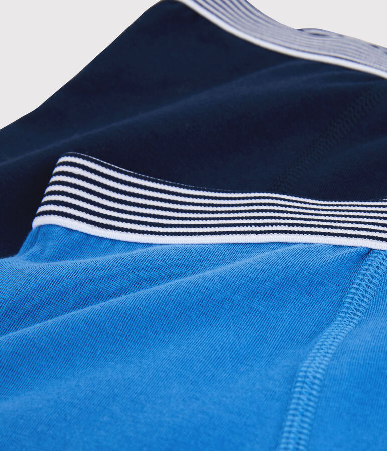 Juego de 2 b&oacute;xers de algod&oacute;n y elastano para ni&ntilde;o multicolor