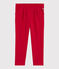 Pantalón de punto de niña rojo TERKUIT