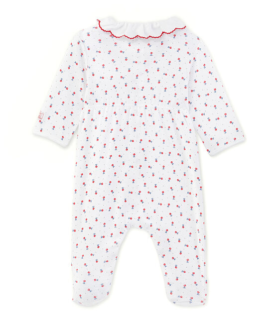 Pelele estampado para bebé niña blanco ECUME/rojo PEPS/ MULTICO