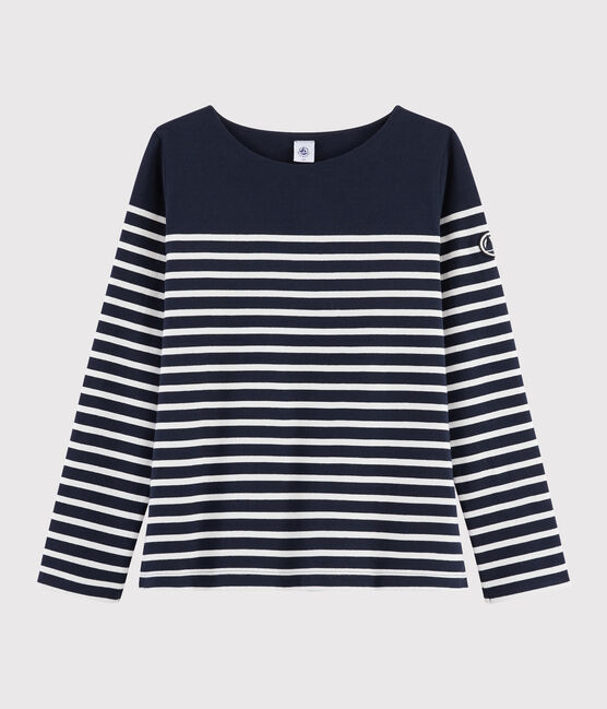 Marinera icónica para mujer azul SMOKING/blanco MARSHMALLOW