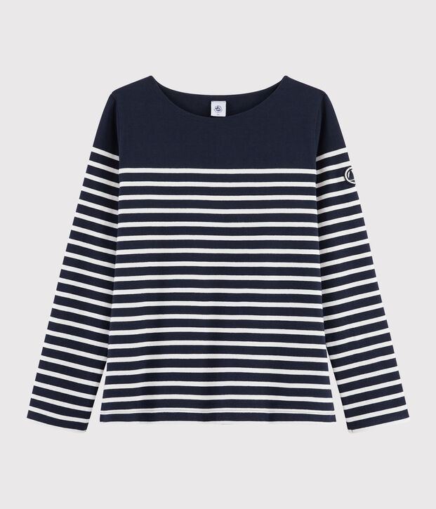 Marinera ic&oacute;nica para mujer azul/blanco