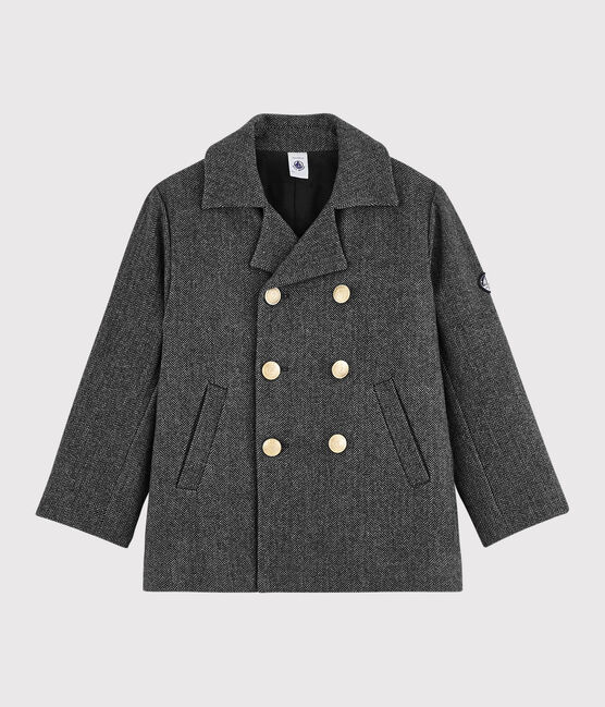 Chaqueta de paño para niño gris CITY CHINE