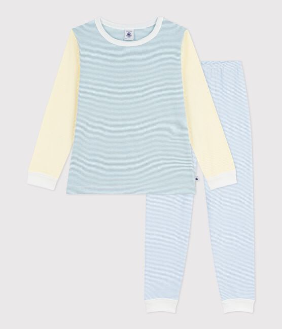 Pijama infantil de algodón a rayas MIMI/ MULTICO