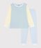 Pijama infantil de algodón a rayas MIMI/ MULTICO
