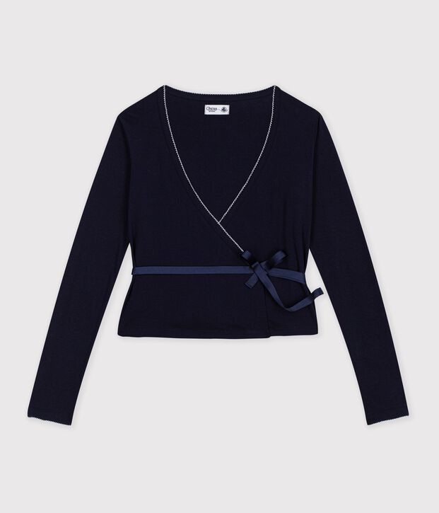 C&aacute;rdigan de algod&oacute;n liso para mujer SMOKING