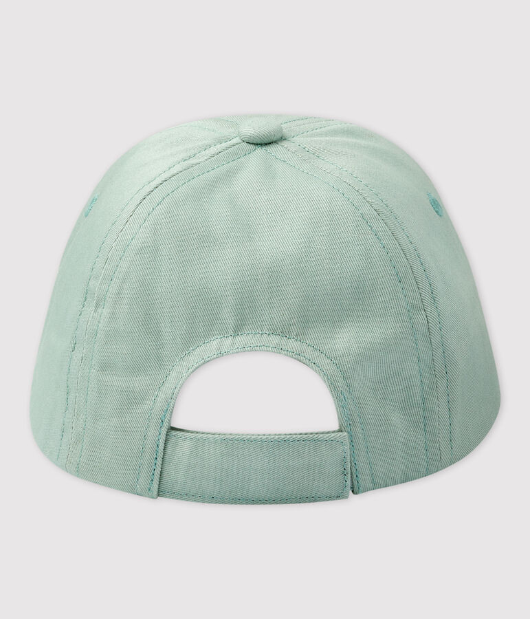 Gorra bordada de beb&eacute;. verde