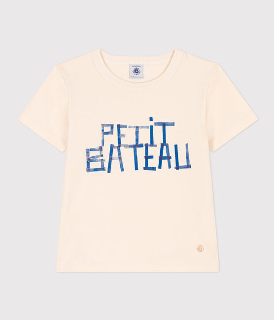 Camiseta de algodón de manga corta para niño crudo AVALANCHE