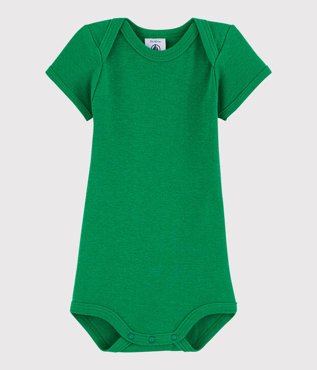 Bodi de manga corta de beb&eacute; ni&ntilde;a/ni&ntilde;o verde