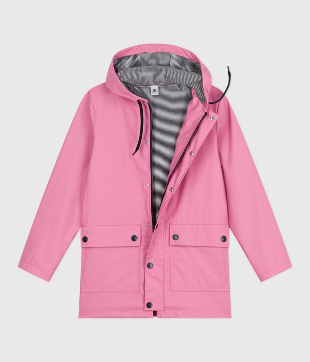 Chubasquero ic&oacute;nico unisex rosa