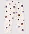 Pantal&oacute;n de mulet&oacute;n para beb&eacute; ni&ntilde;a blanco/multicolor