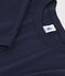 Camiseta L'ICONIQUE con cuello redondo de algodón de mujer azul SMOKING
