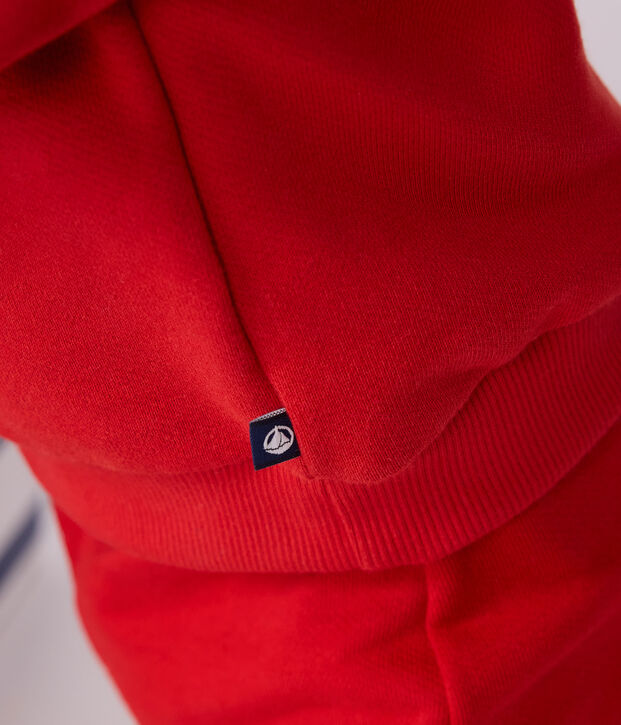 Sudadera de algod&oacute;n con estampados para beb&eacute; rojo