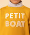 Sudadera estampada de muletón de niña/niño amarillo BOUDOR