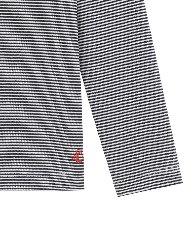 Camiseta para ni&ntilde;o azul SMOKING/blanco MARSHMALLOW