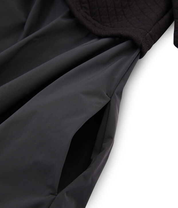 Robe bi-mati&egrave;re manches longues femme negro