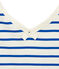 Camiseta de tirantes 100 anos de la braguita mujer beige COQUILLE/azul PERSE