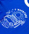 Pijama corto infantil de algodón azul PERSE