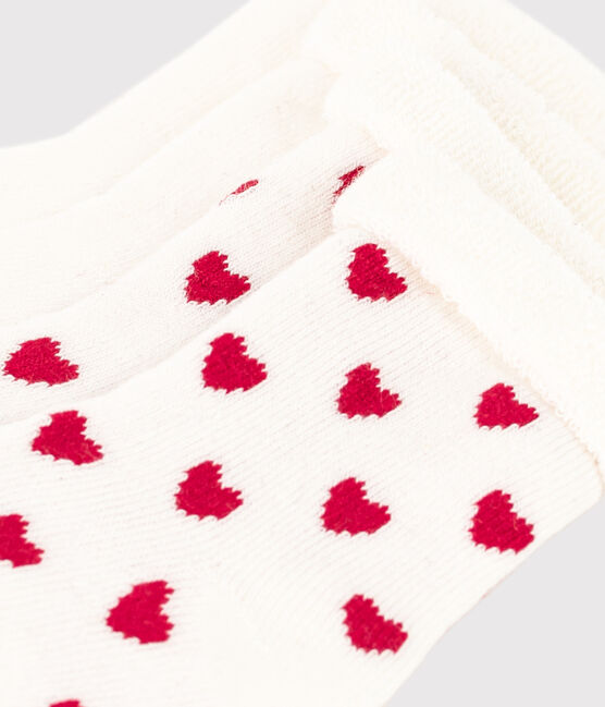 Juego de 2 pares de calcetines de punto tricotado para bebé  variante 1