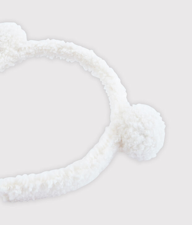 Diadema infantil para ni&ntilde;a blanco