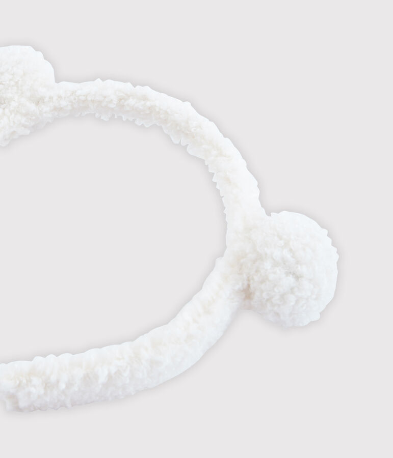 Diadema infantil para ni&ntilde;a blanco