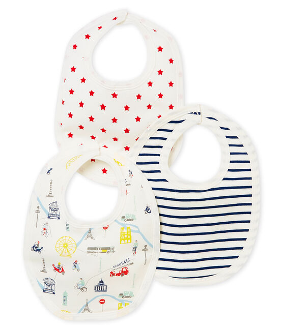 Trio de baberos para bebé niño variante 1