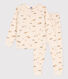 Pijama de algodón con animales para niño/niña