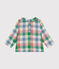 Blusa de gasa de algodón para bebé blanco AVALANCHE/ MULTICO