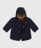 Gabardina con forro de sherpa de bebé azul SMOKING