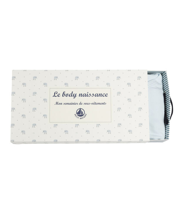 Lote de 5 bodis de nacimiento para beb&eacute; ni&ntilde;o multicolor