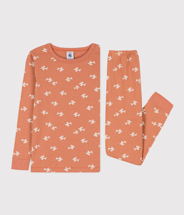 Pijama de algod&oacute;n ajustado para ni&ntilde;a SIENNA/ AVALANCHE