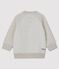 Sudadera de bebé niño Petit Bateau x Deyrolle blanco MARSHMALLOW/ MONTELIMAR