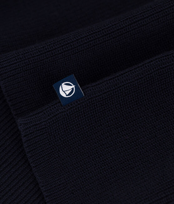 Jersey marinero de algodón liso para mujer azul SMOKING