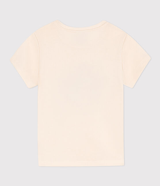 Camiseta estampada de algodón para niña crudo AVALANCHE